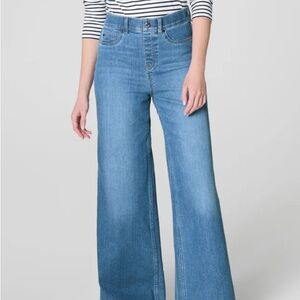 SPANX Seamed Front Wide Leg Jeans